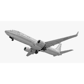 Boeing 737-800 Generic White